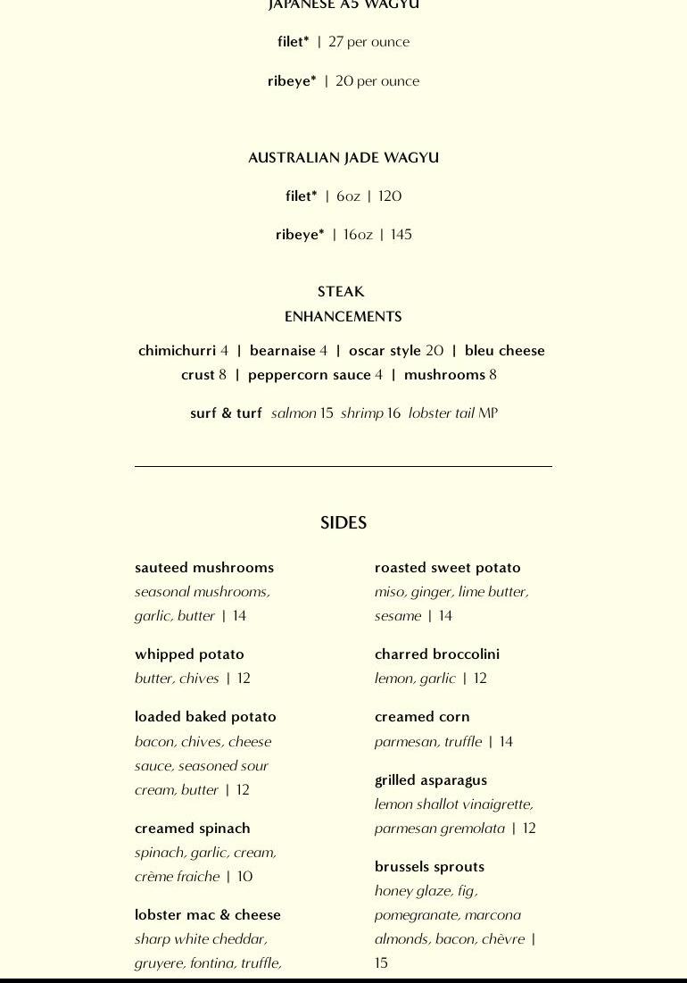 Boketto Menu