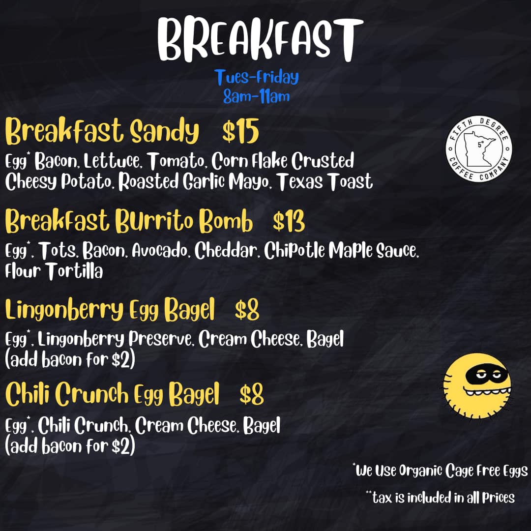 5 & Go LLC Menu