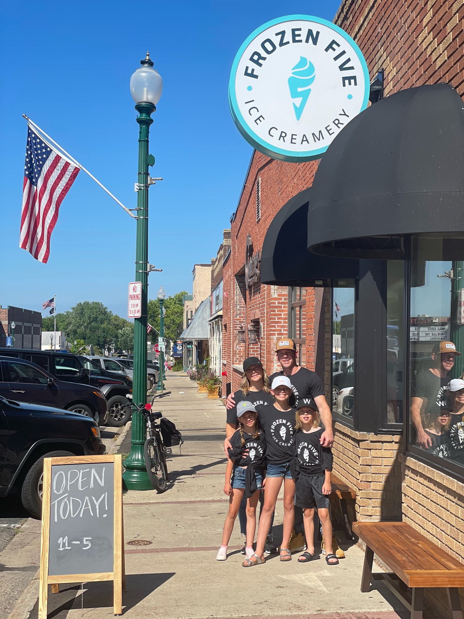 Frozen Five Ice Creamery Menu