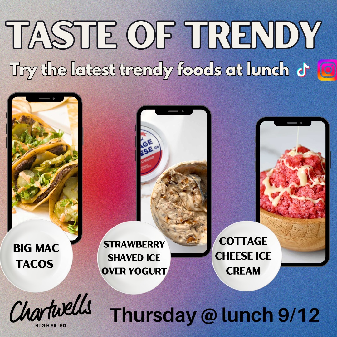 Chartwells Dining Services Winona State University Menu