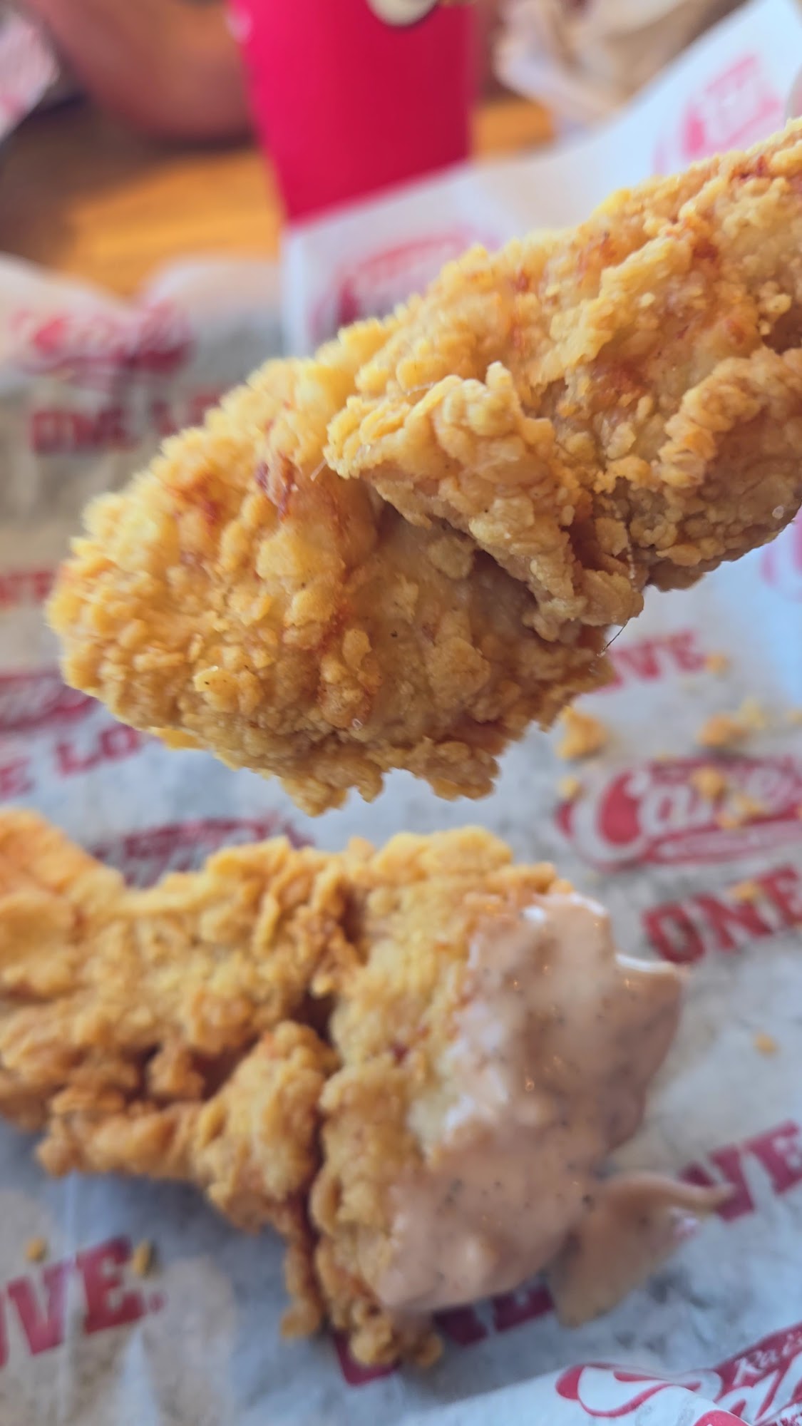 Raising Cane's Chicken Fingers Menu