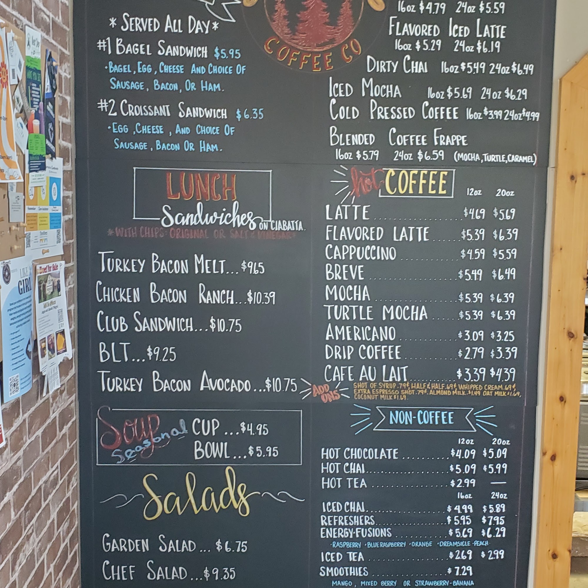 Natures Grind Coffee Co Menu
