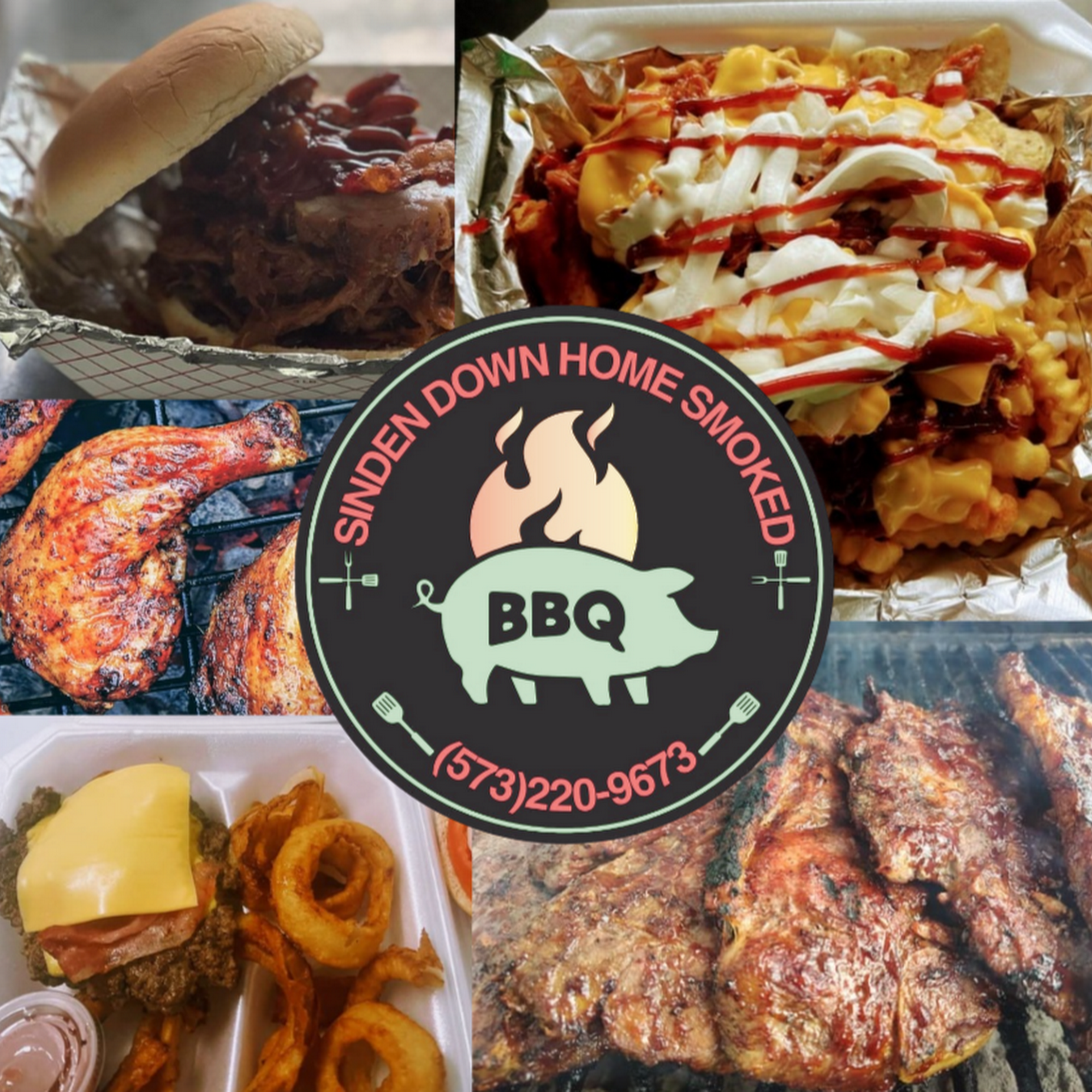 Sinden Down Home Smoked BBQ, LLC 104 E Harrison St, Auxvasse