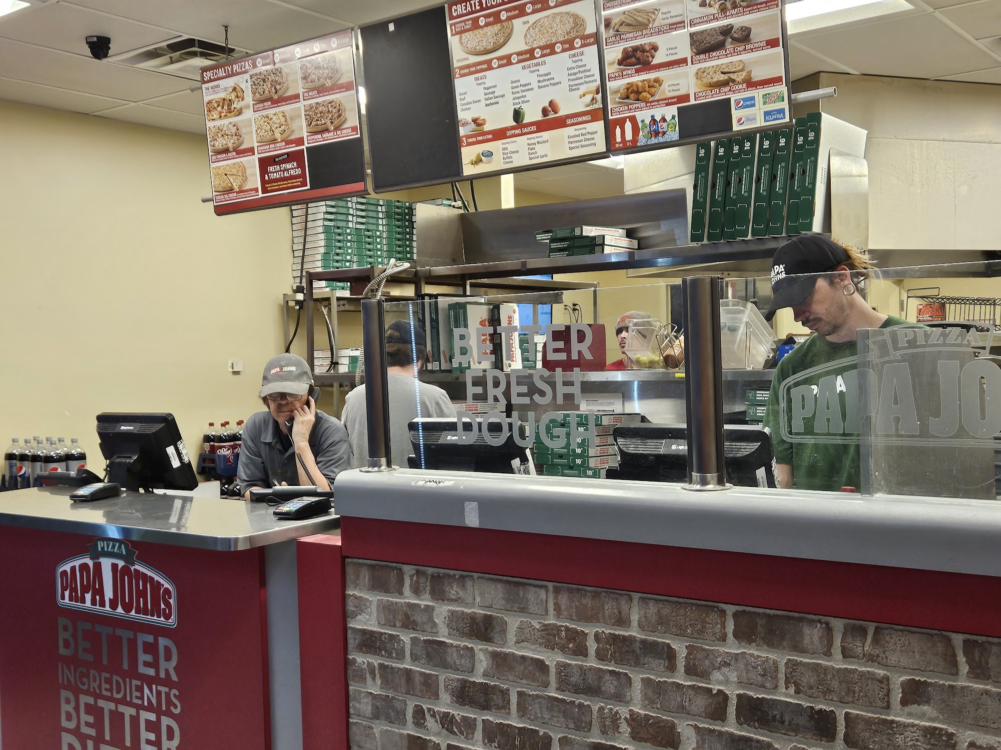 Papa Johns Pizza Menu