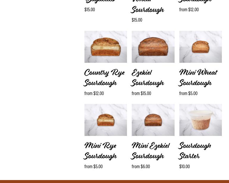 Bonafide Bread Menu