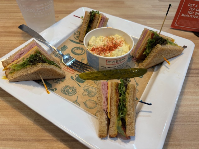 McAlister's Deli Menu