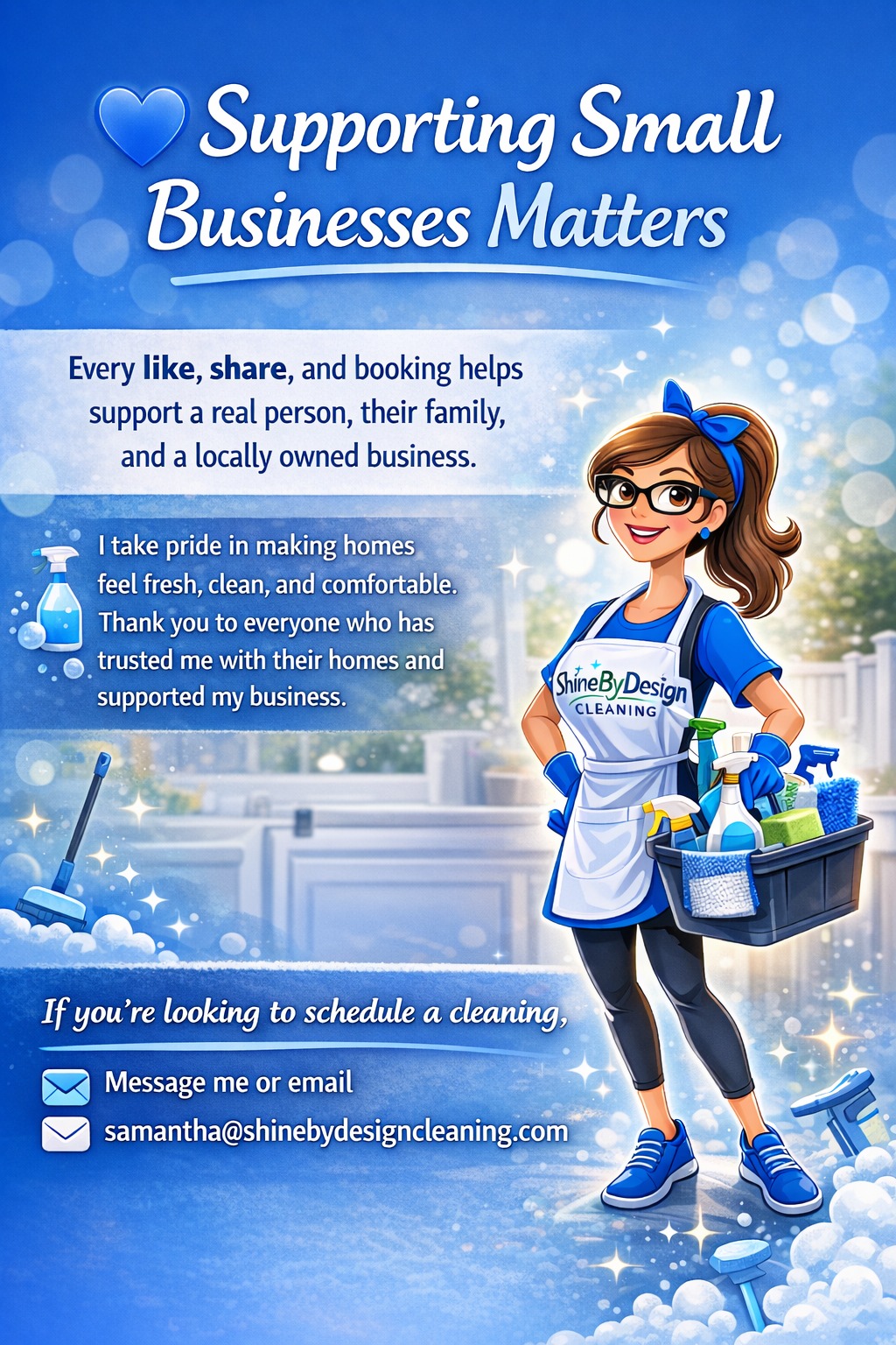 Shine By Design Cleaning, Organizing Serviced