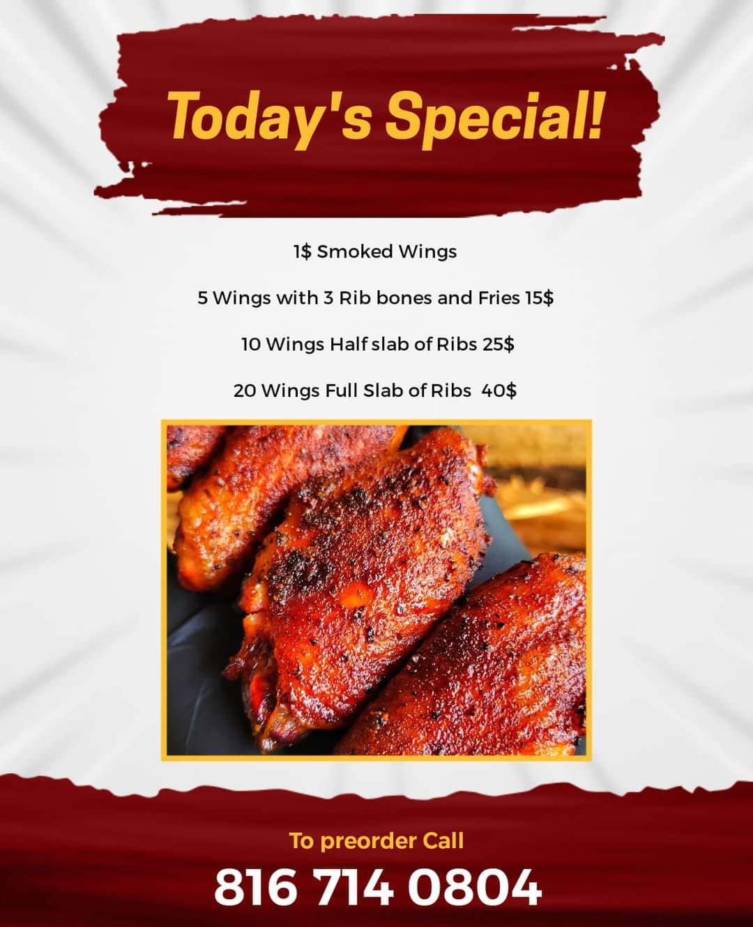 Wellseasonedbbq Menu