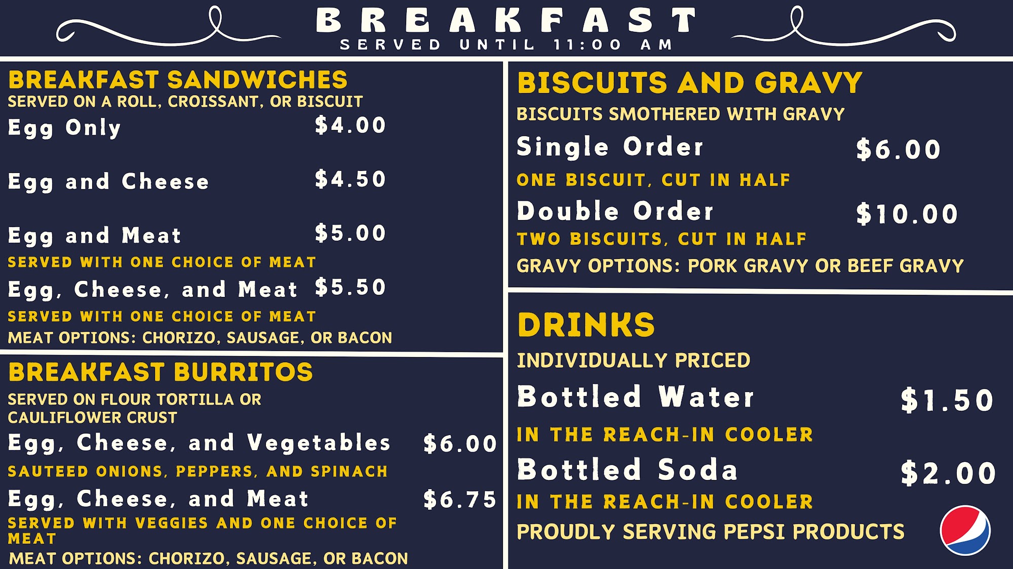 EL MOE’s Catering and Food Truck Menu