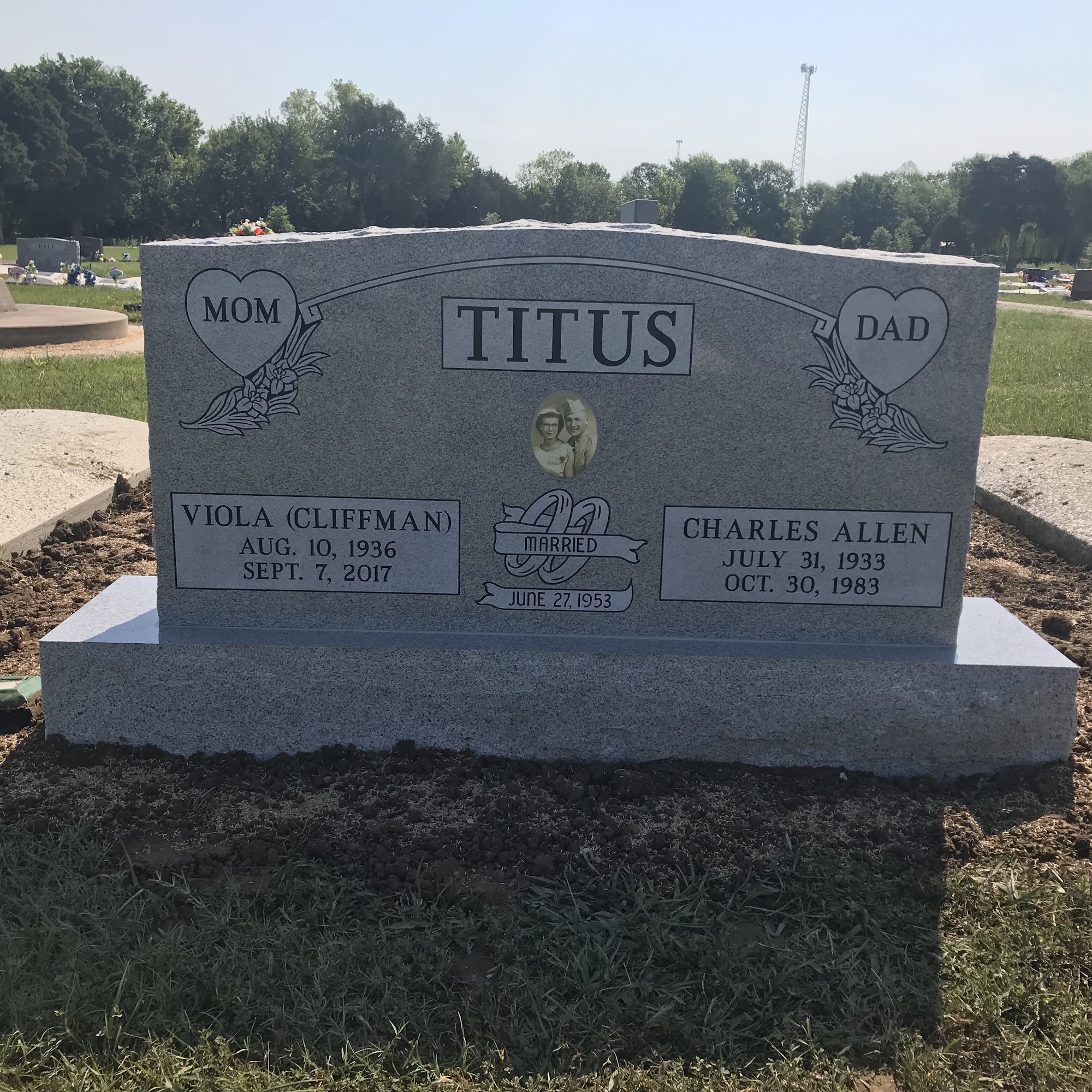 Frisbie Monuments 13693 S New Garden Rd, Excelsior Springs Missouri 64024