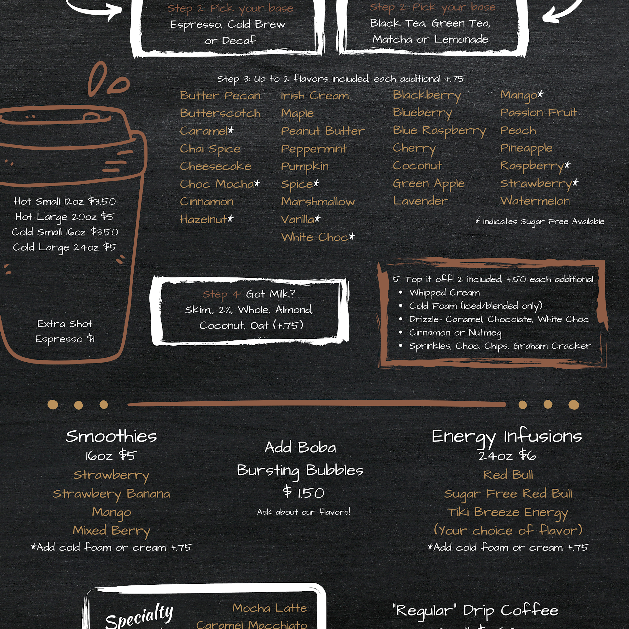 MoCoCo Cafe Menu