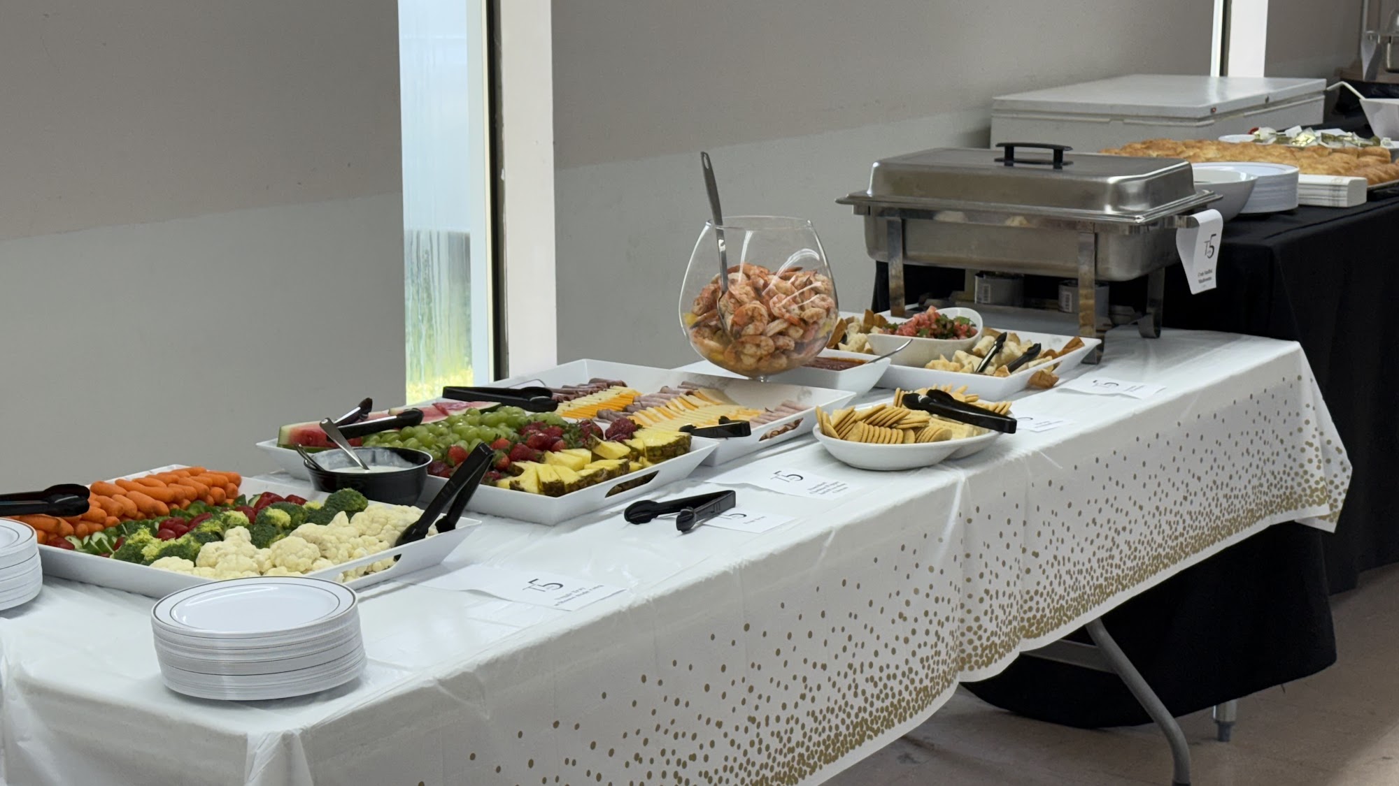 Table of 5 Catering Menu