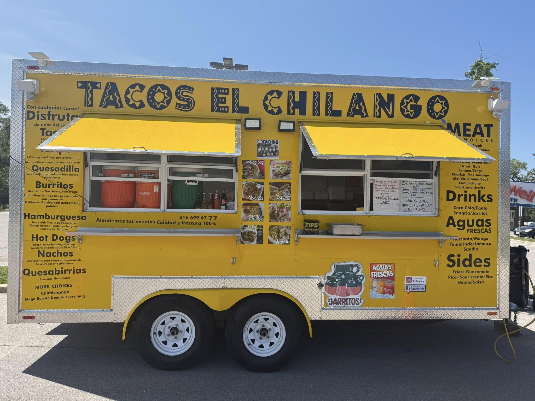 Tacos El chilango Menu