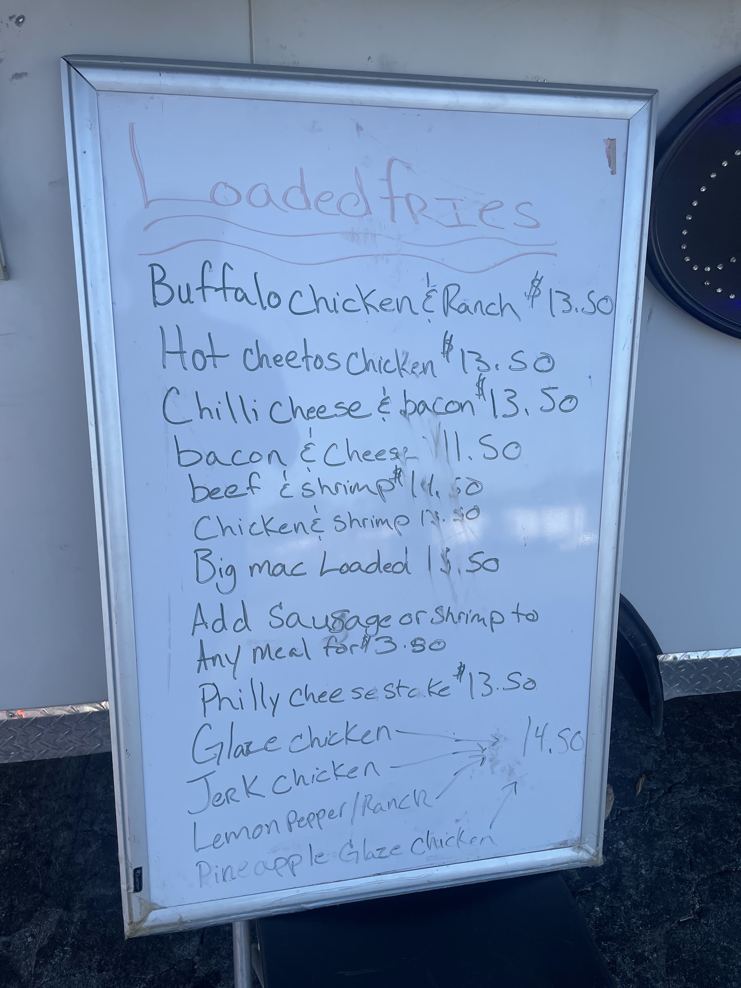 Excellent Taste - The Potato Shack Menu