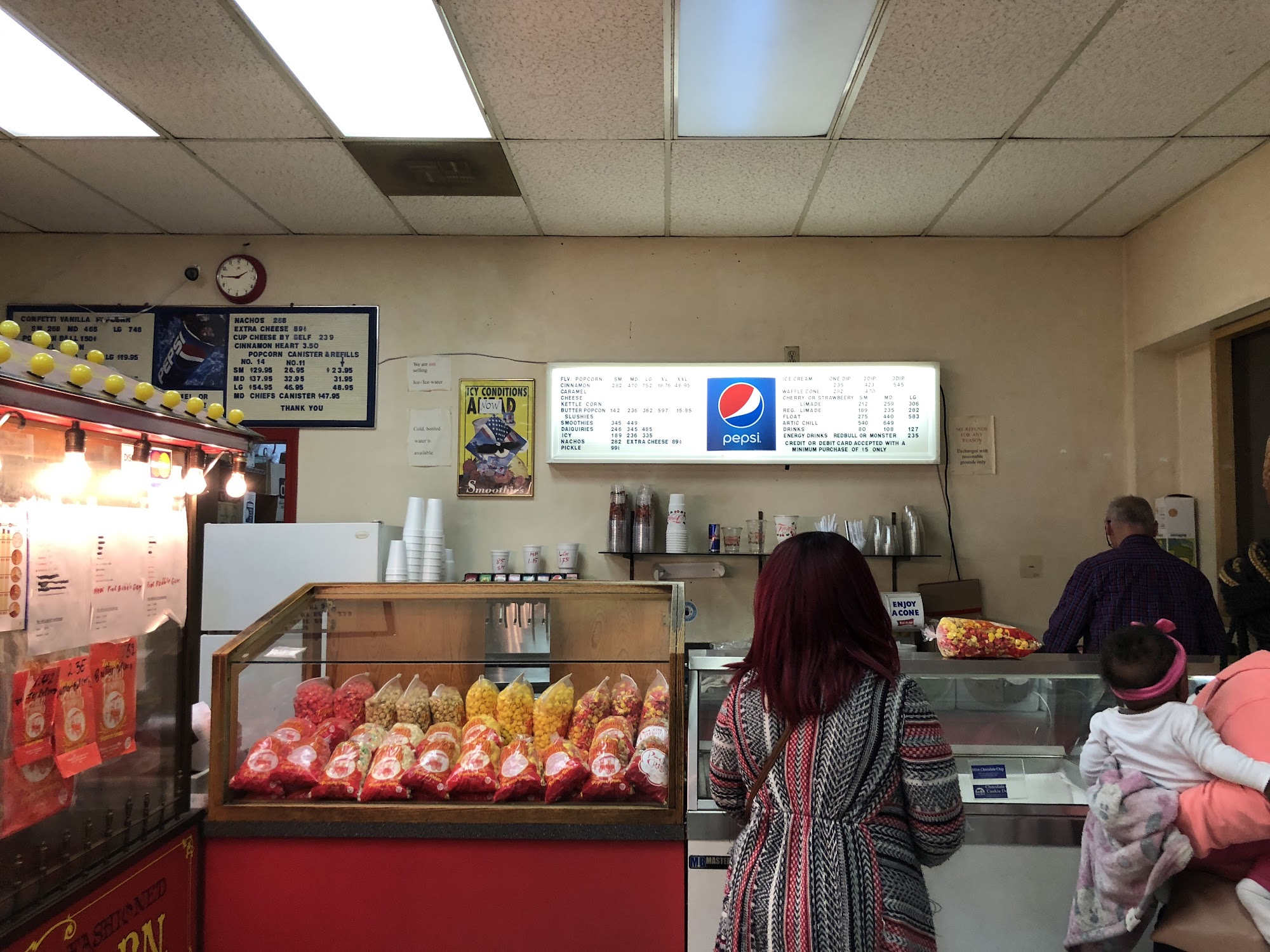 Topsy's Popcorn Menu