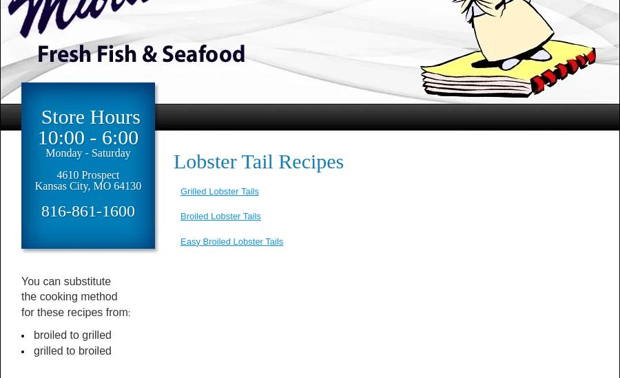 Murdock's Fresh Fish and Seafood Menu