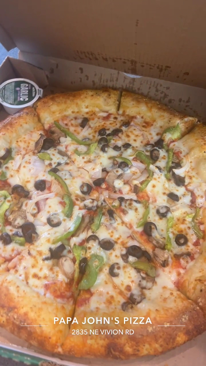 Papa Johns Pizza Menu