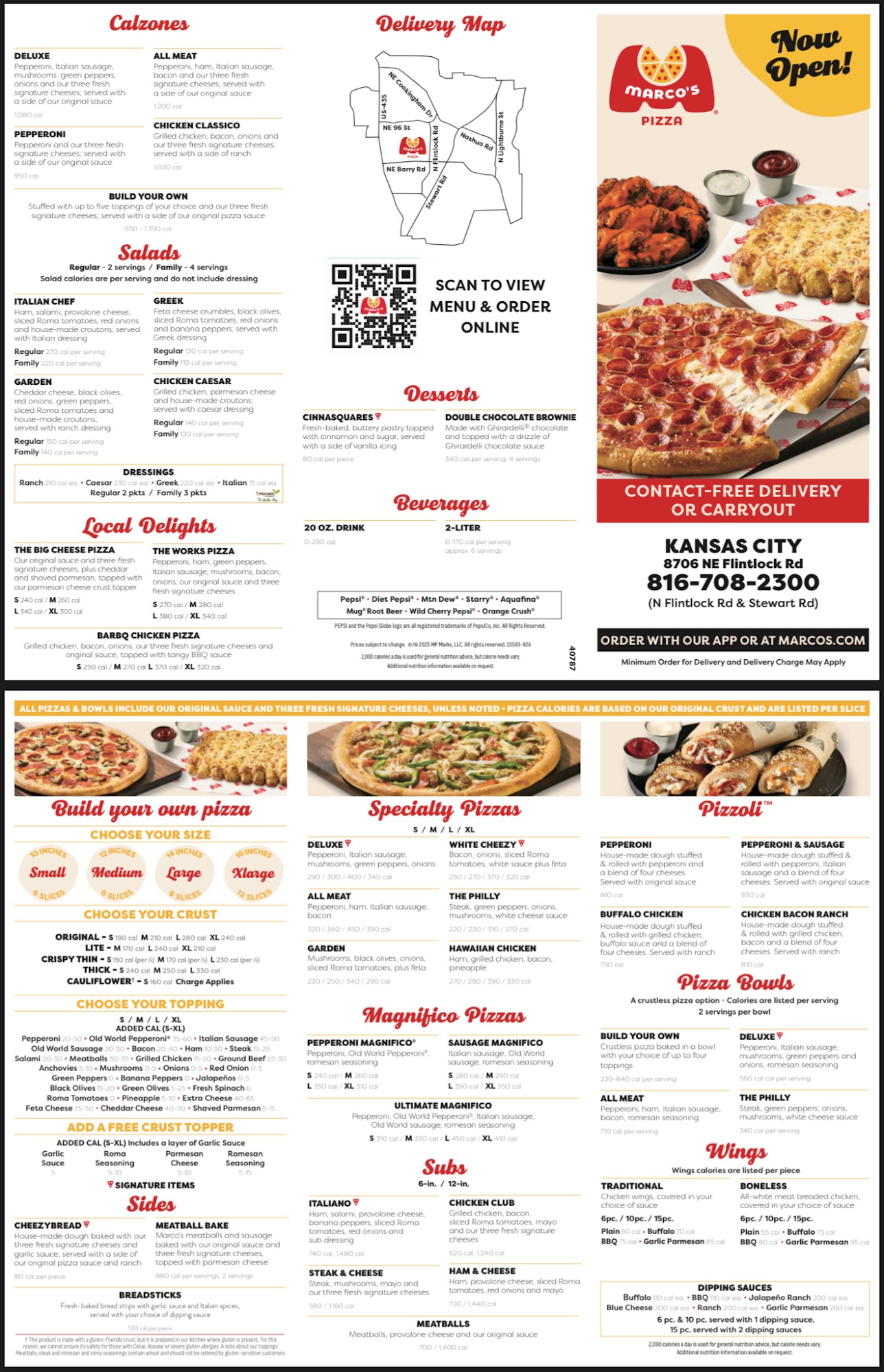 Marco's Pizza Menu