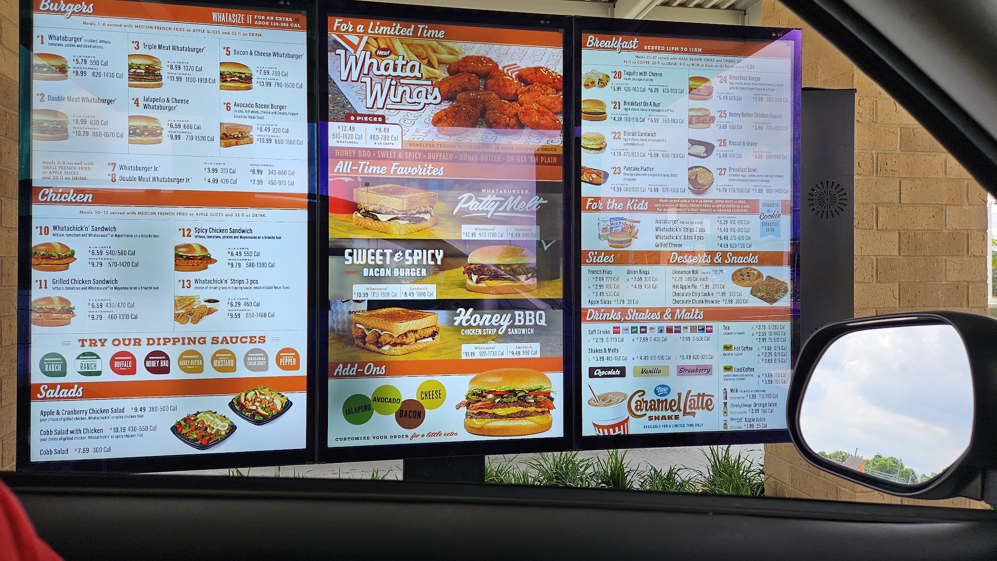 Whataburger Menu