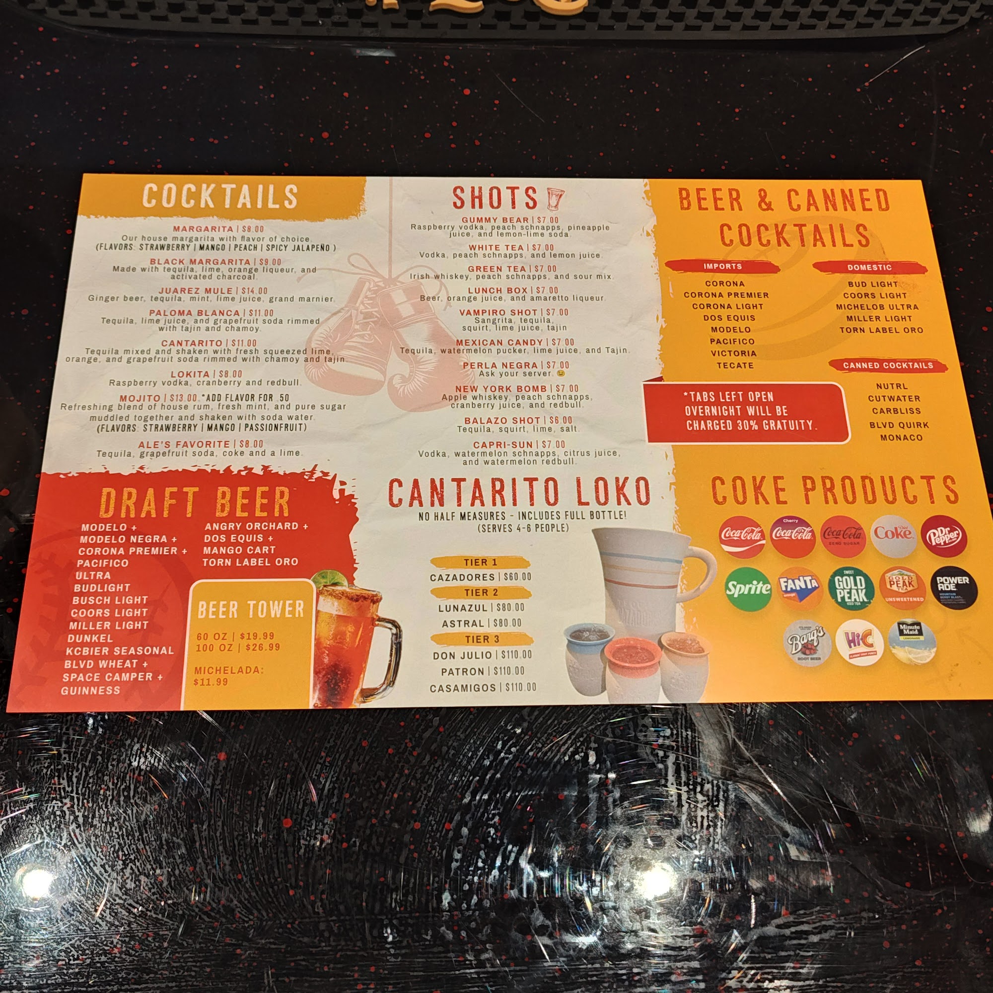 Dos Lokos Menu