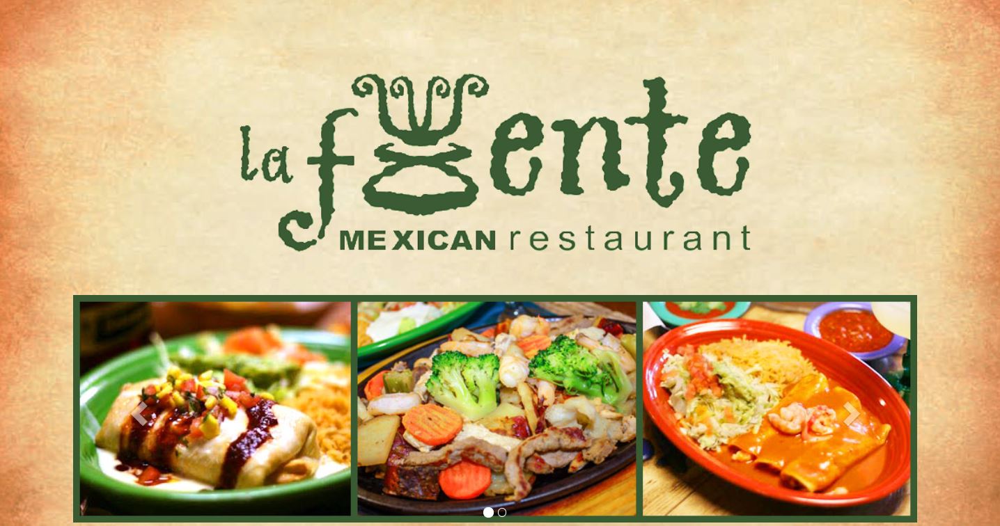 La Fuente Menu