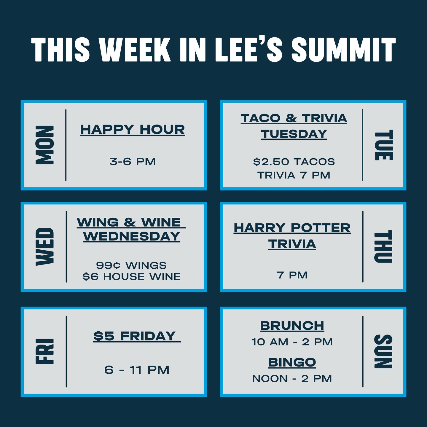Craft Putt - Lee's Summit Menu