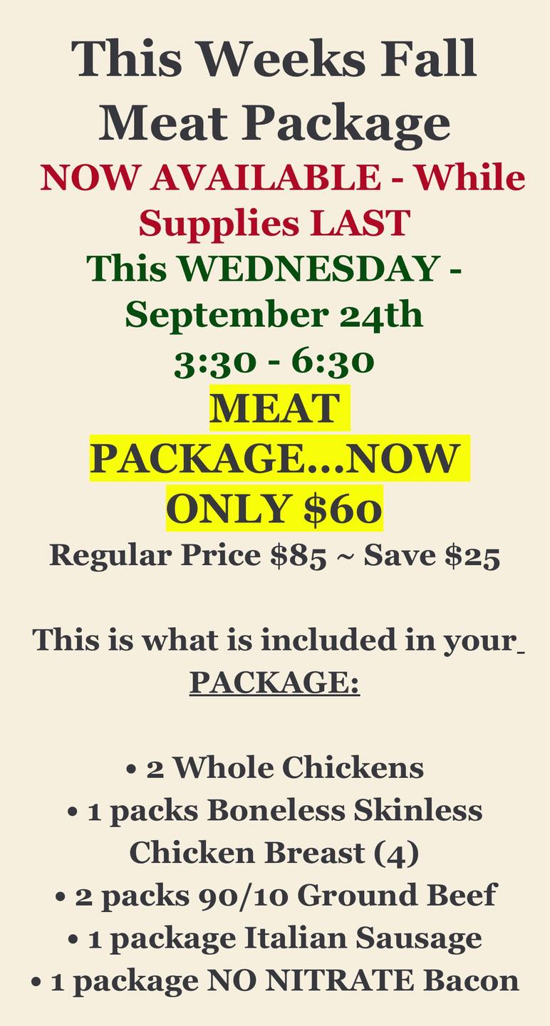 Pastimes Farm and Bakery Menu