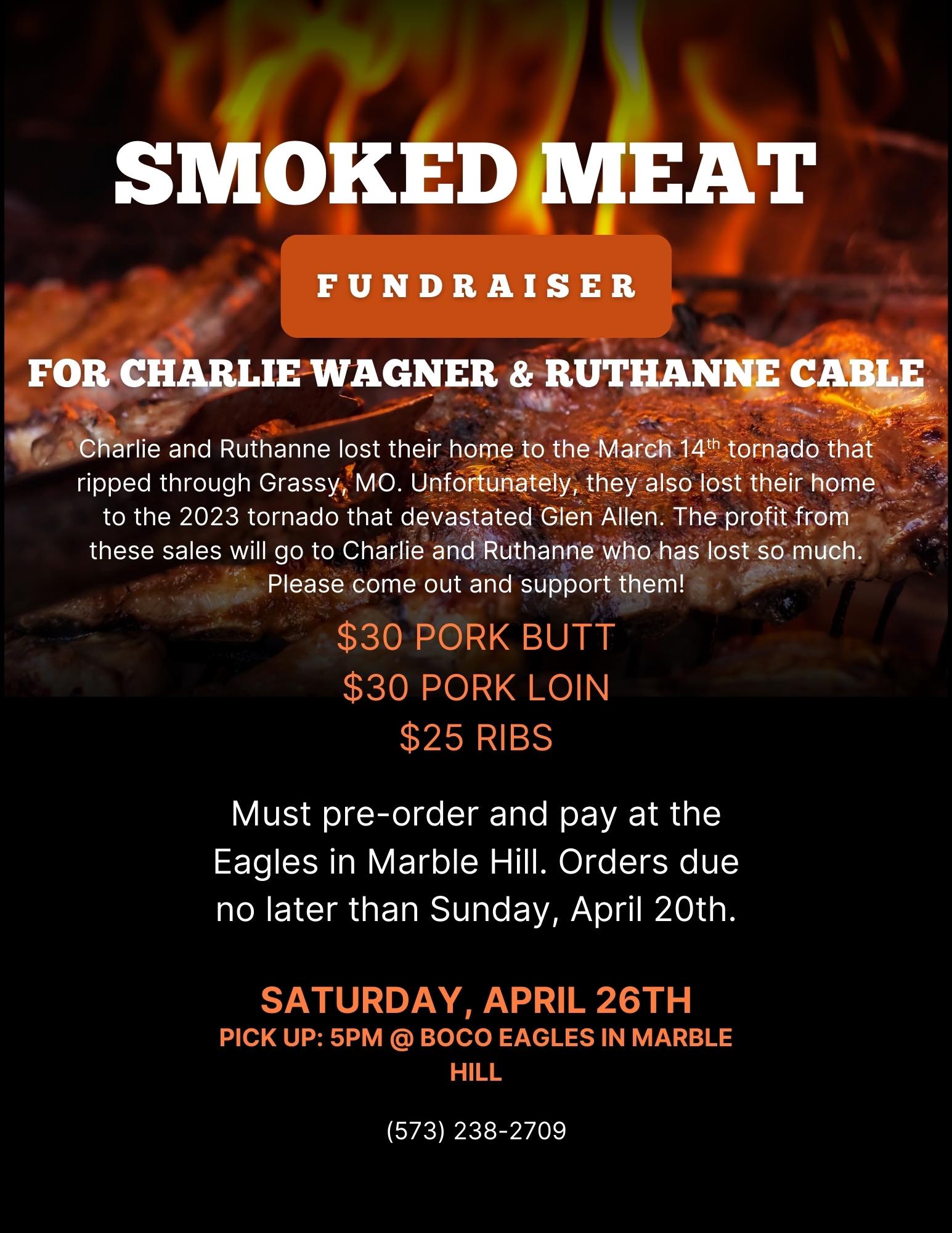 Bollinger County Fraternal Order Of Eagles 4473 Menu