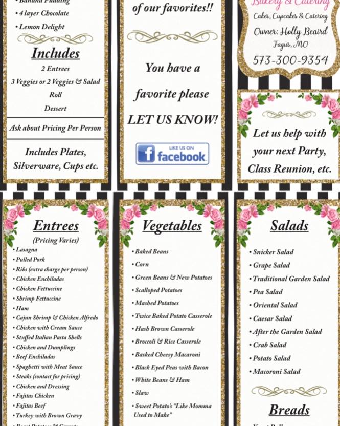 Three Little Pigs Menu