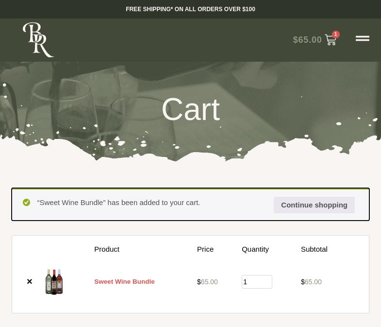 The Tasting Room on The Blufftop at Rocheport Menu