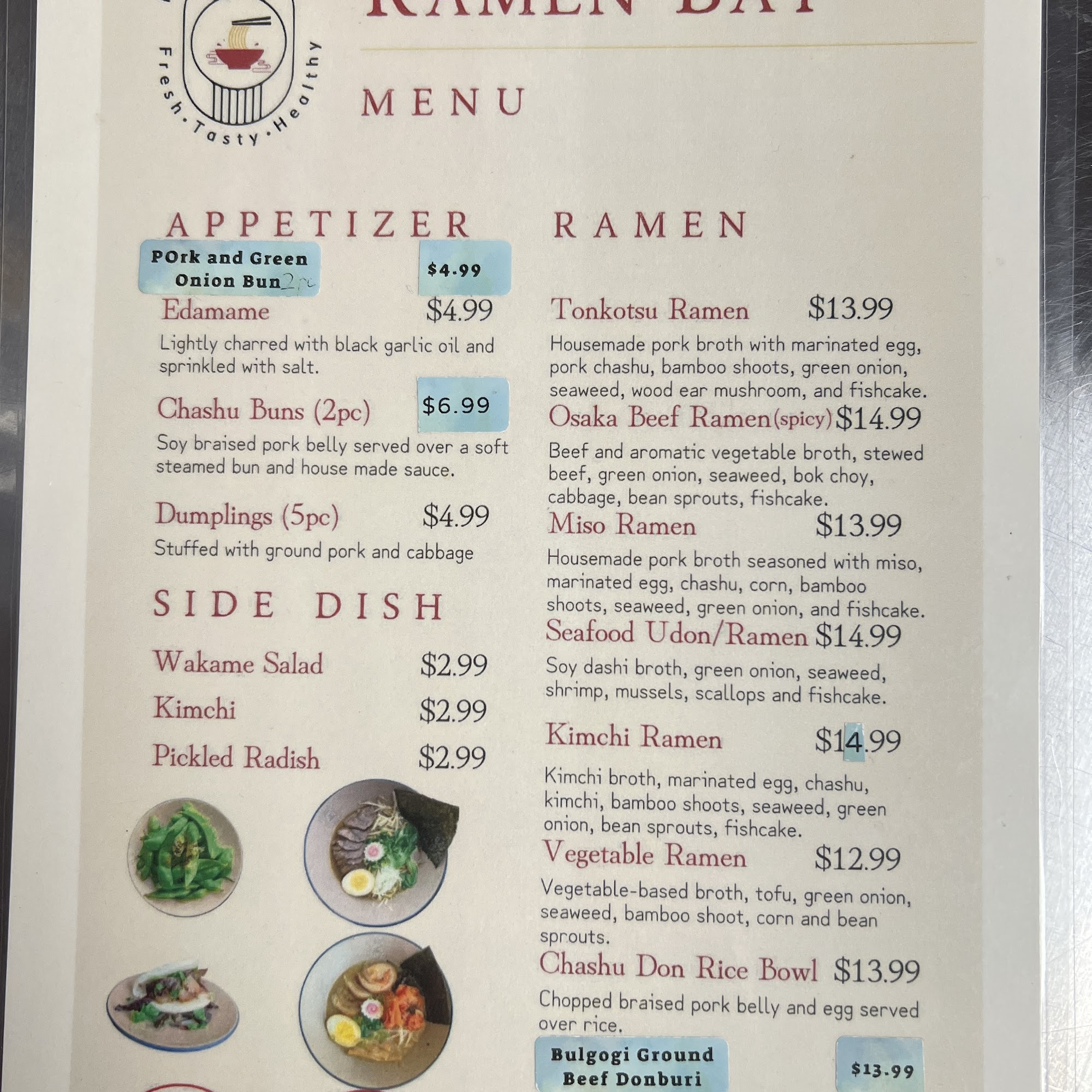 Ramen Bay Menu