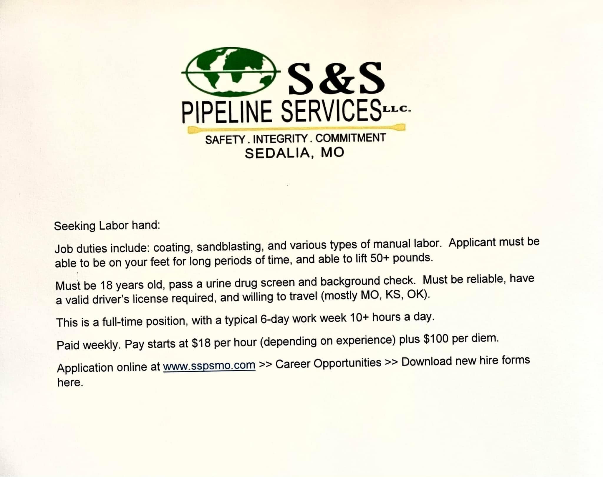 S&S Pipeline Services, Llc
