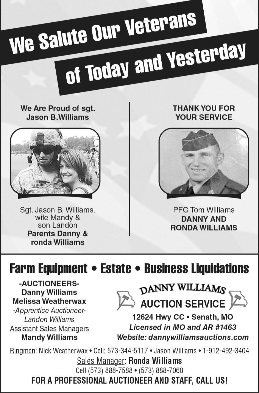 Danny Williams Auctions Senath