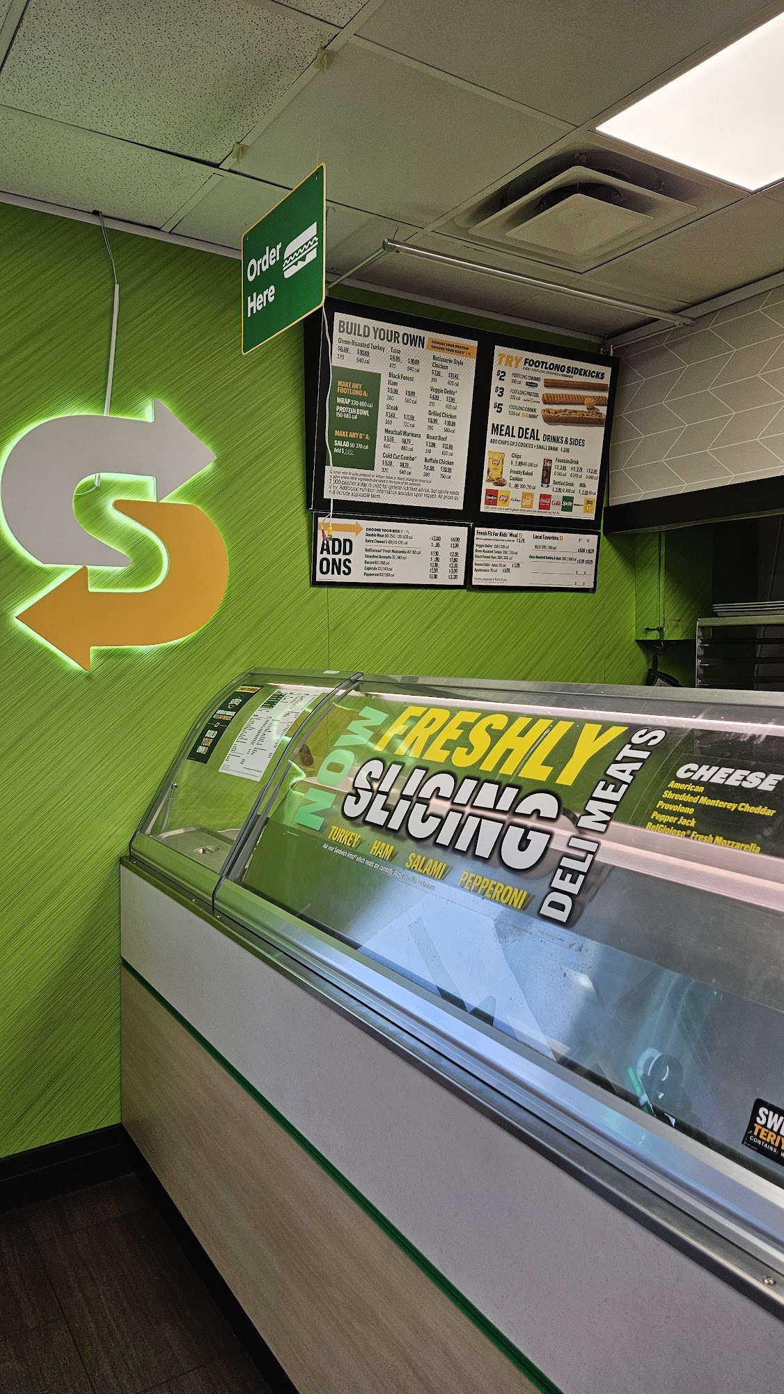 SUBWAY Menu