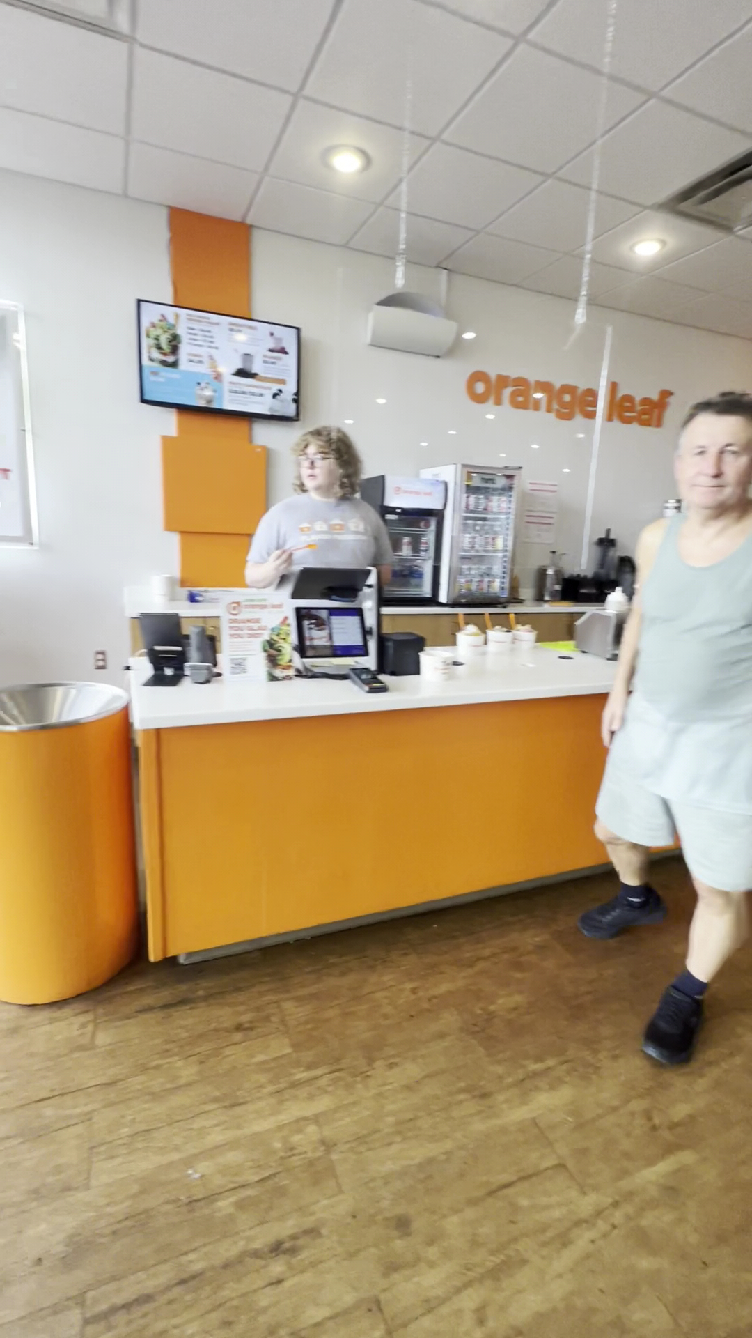 Orange Leaf Frozen Yogurt Menu