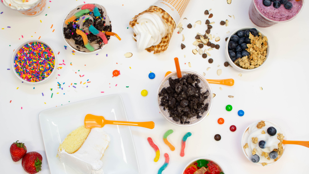 Orange Leaf Frozen Yogurt Menu