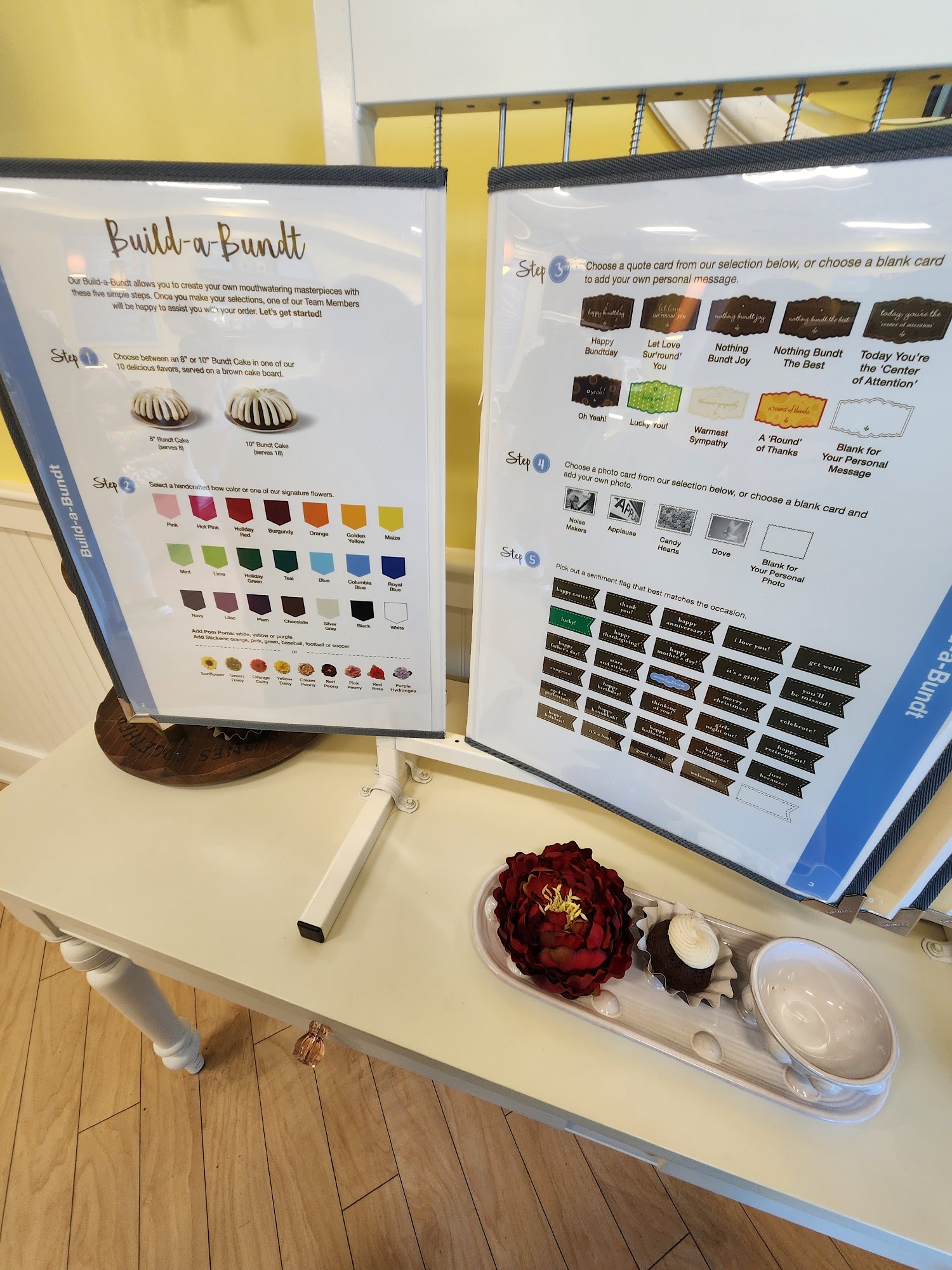 Nothing Bundt Cakes Menu