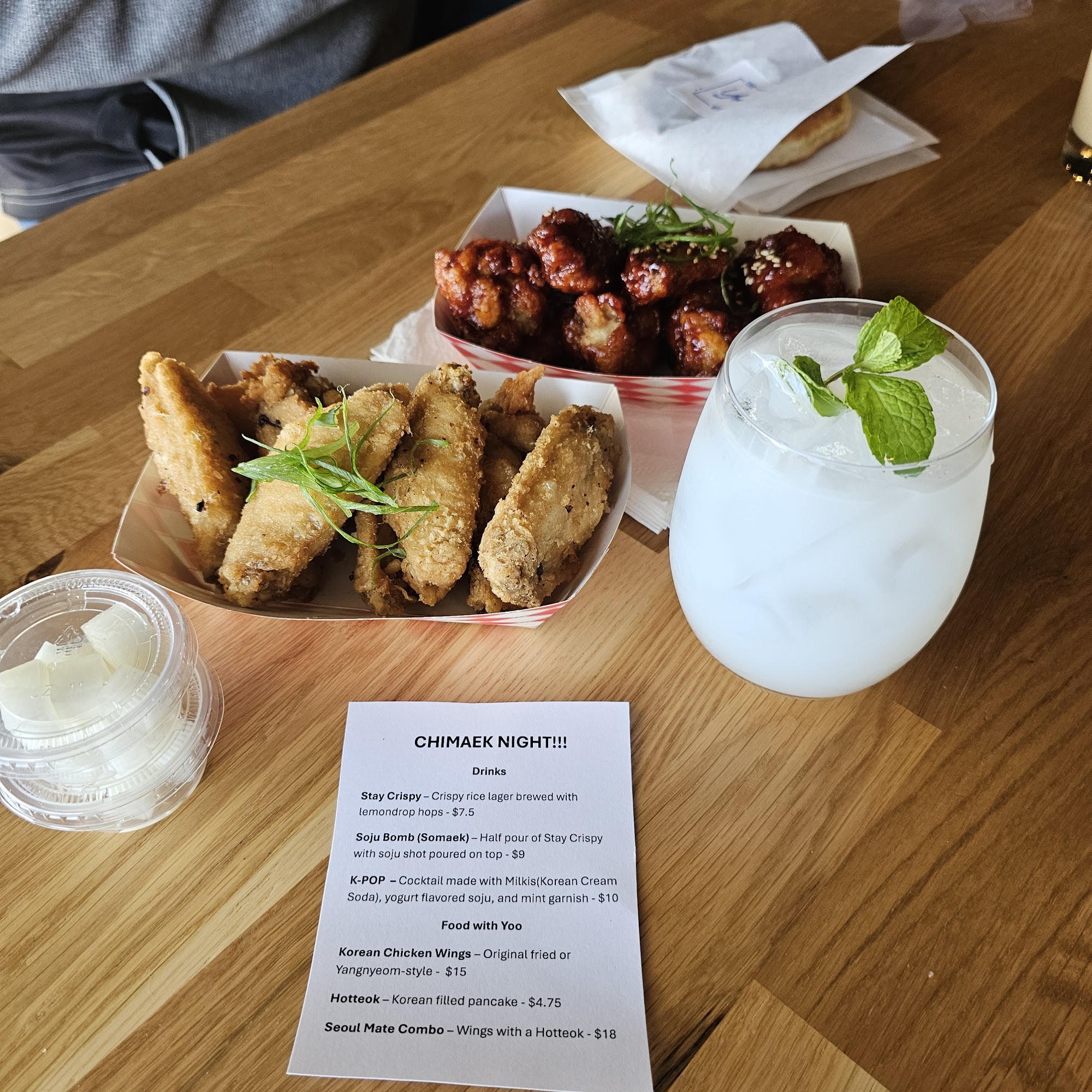 Mead Hall / Swarm Brewing Company Menu