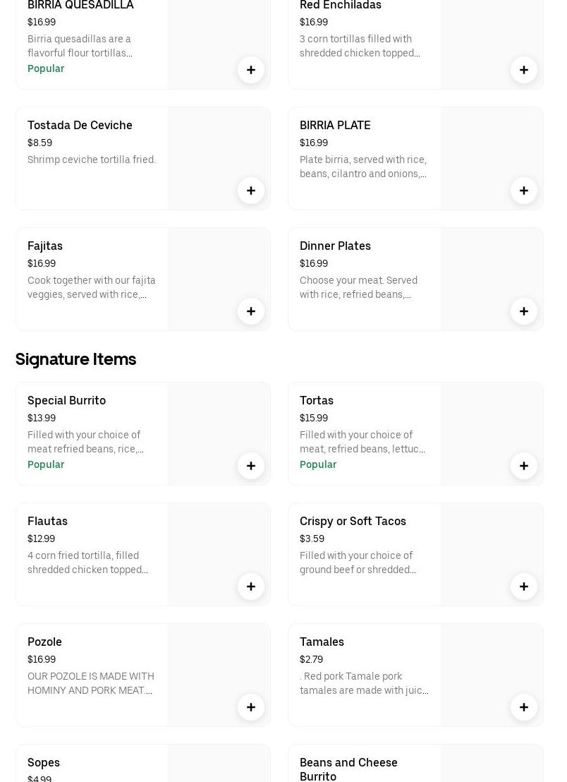 Los Arcos Street Tacos Menu