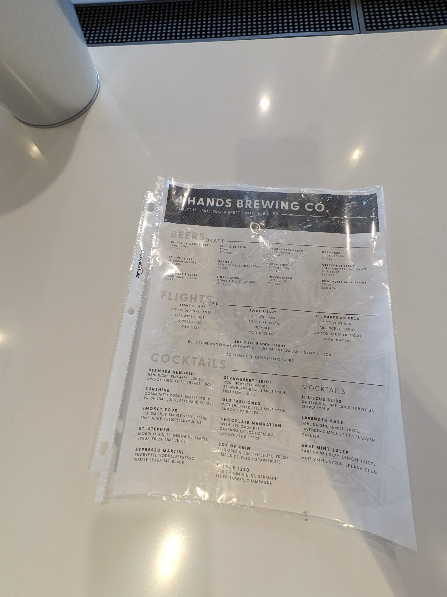 Peacemaker Lobster & Crab Menu