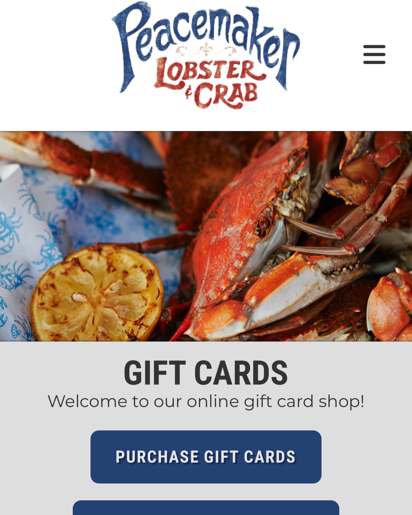 Peacemaker Lobster & Crab