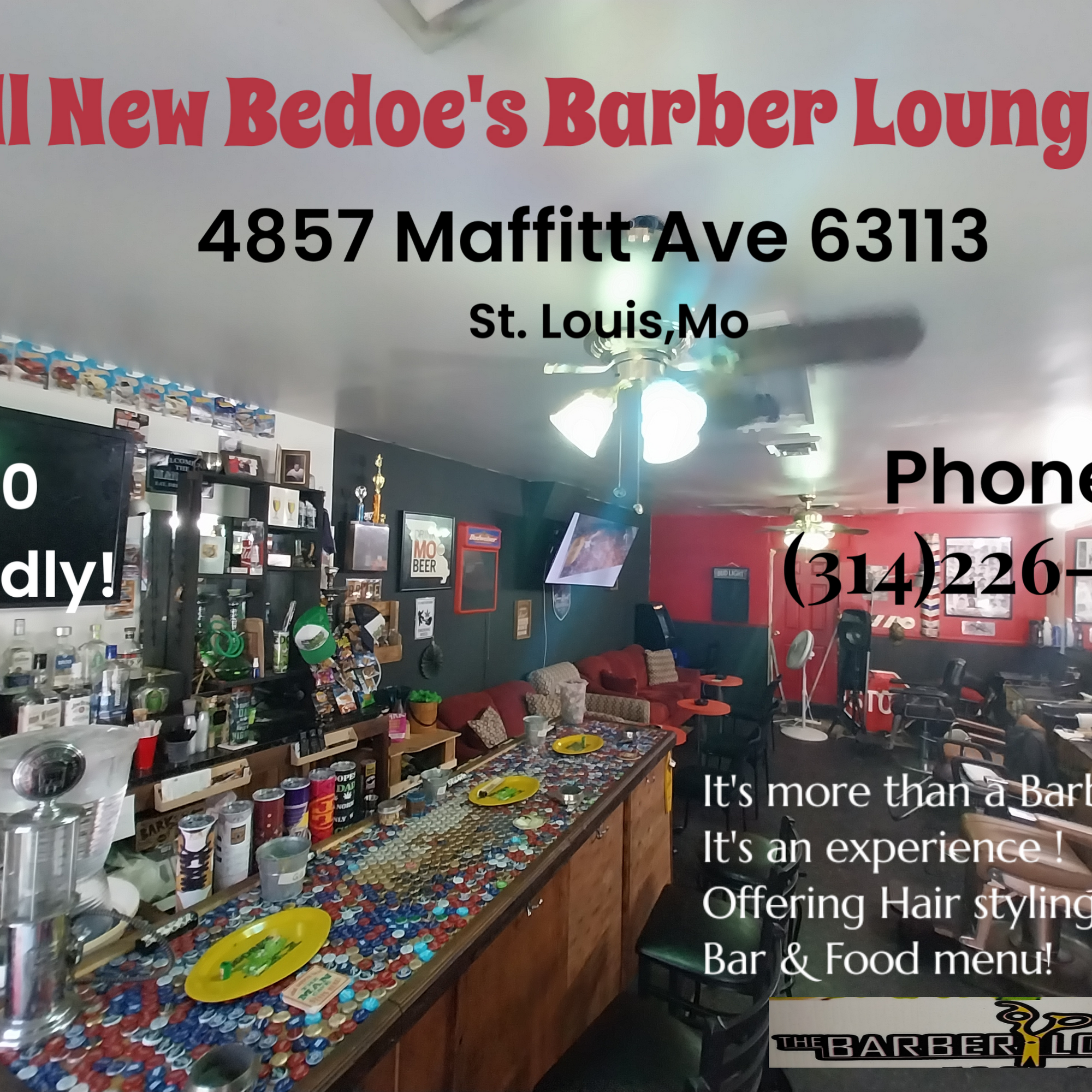 Bedoe’s Private Barber Lounge 4857 Maffitt Ave, St. Louis Missouri 63113