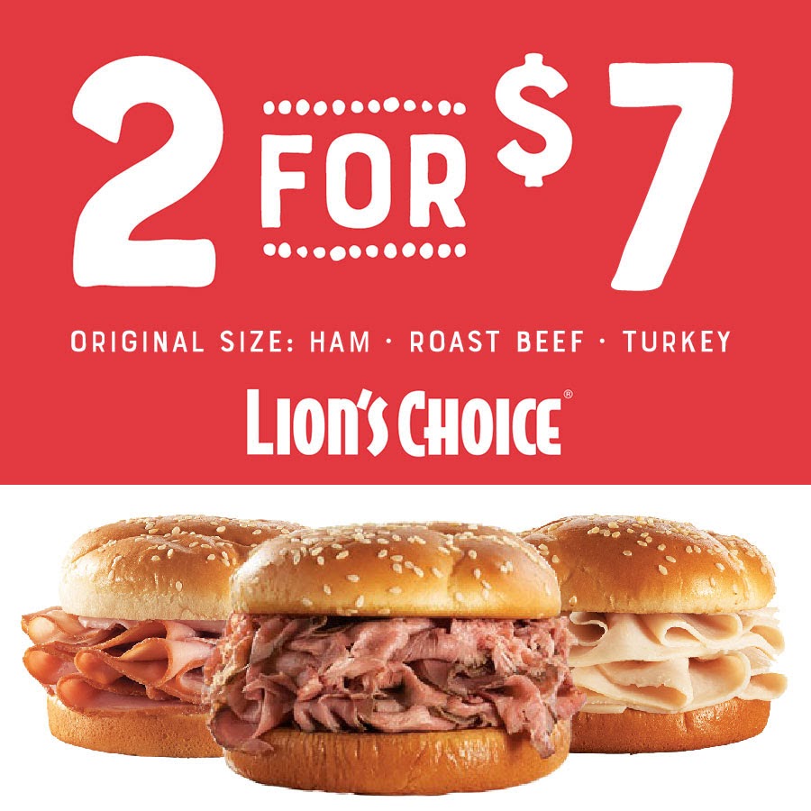 Lion's Choice - Mid Rivers Menu