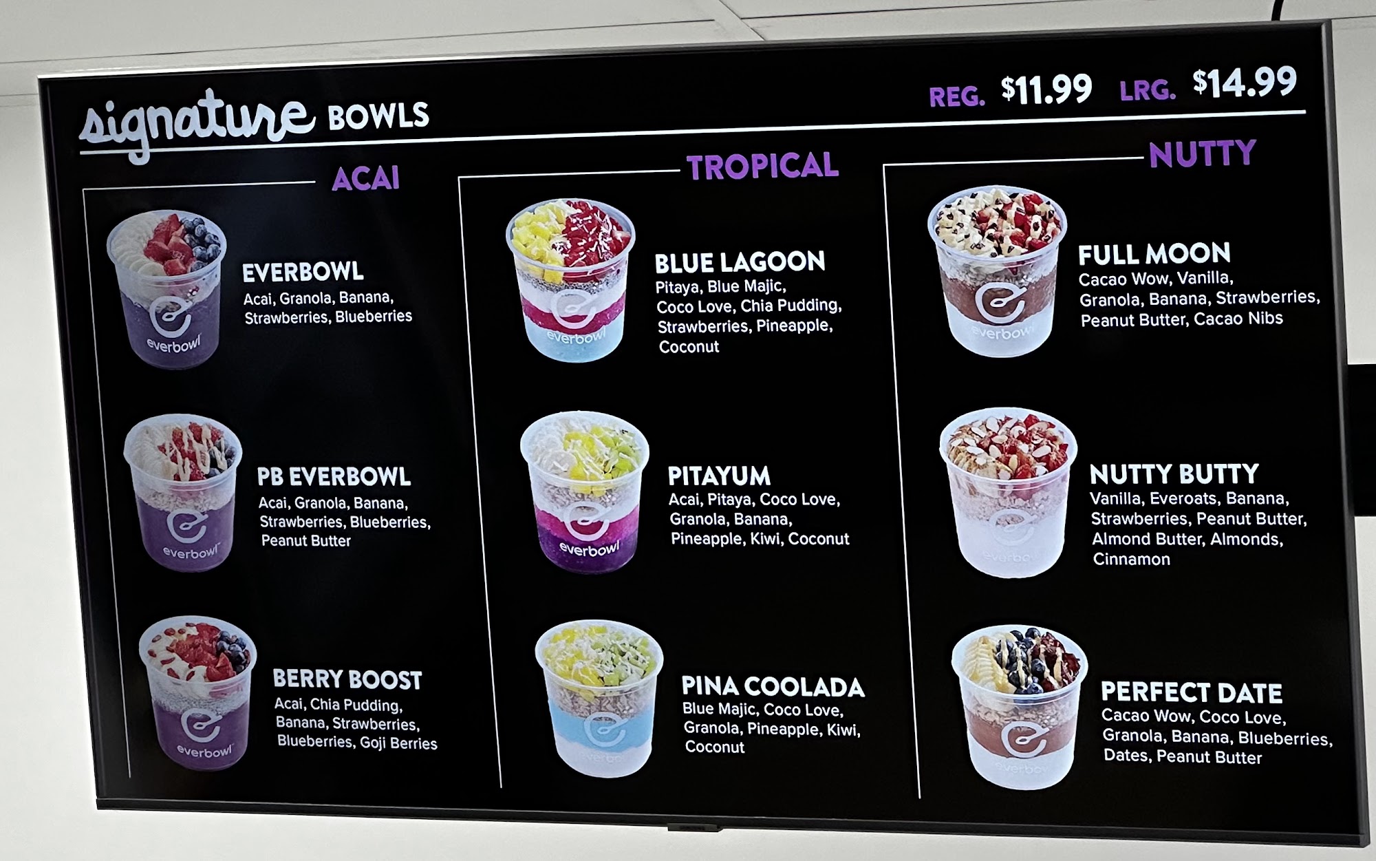 everbowl Menu