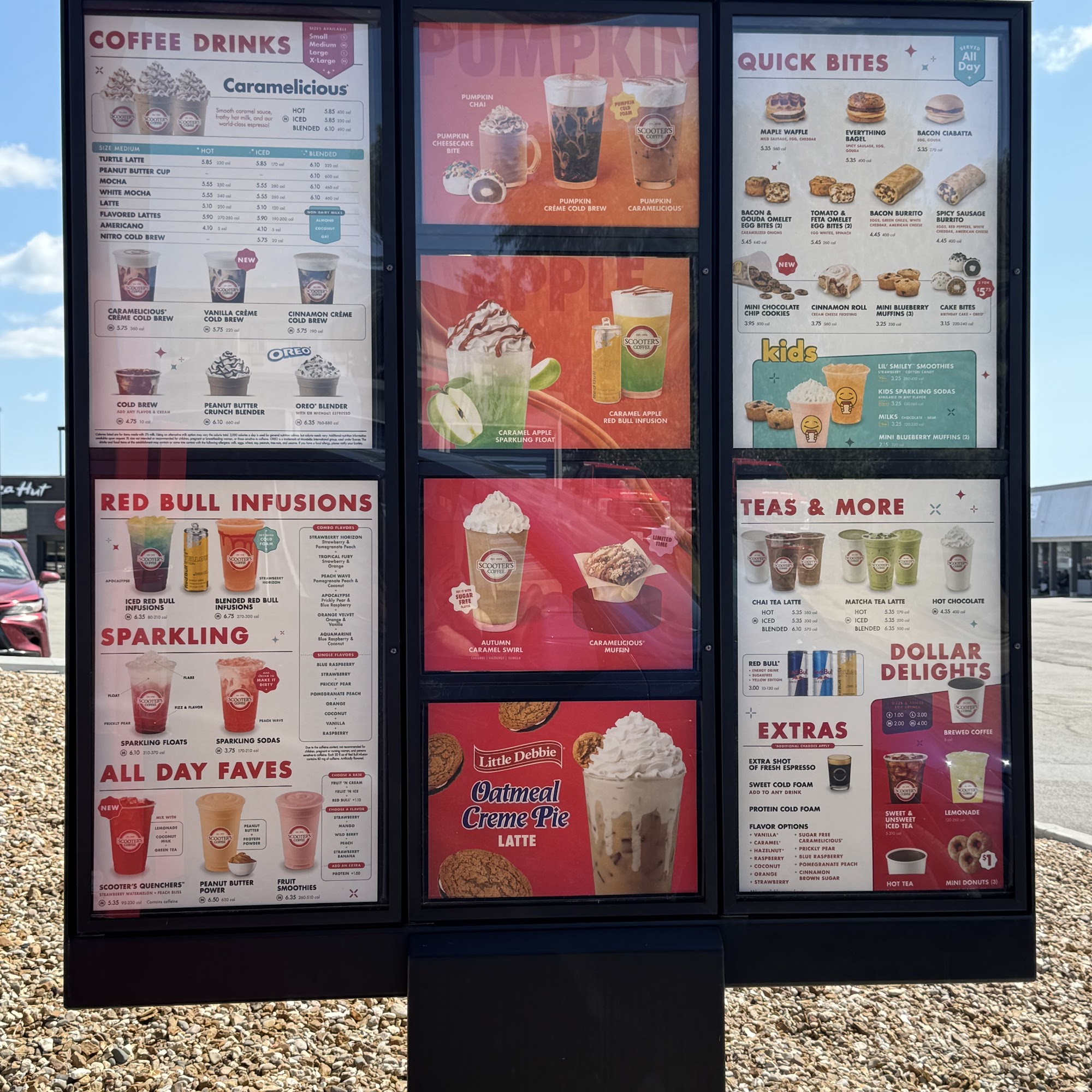 Scooter's Coffee Menu