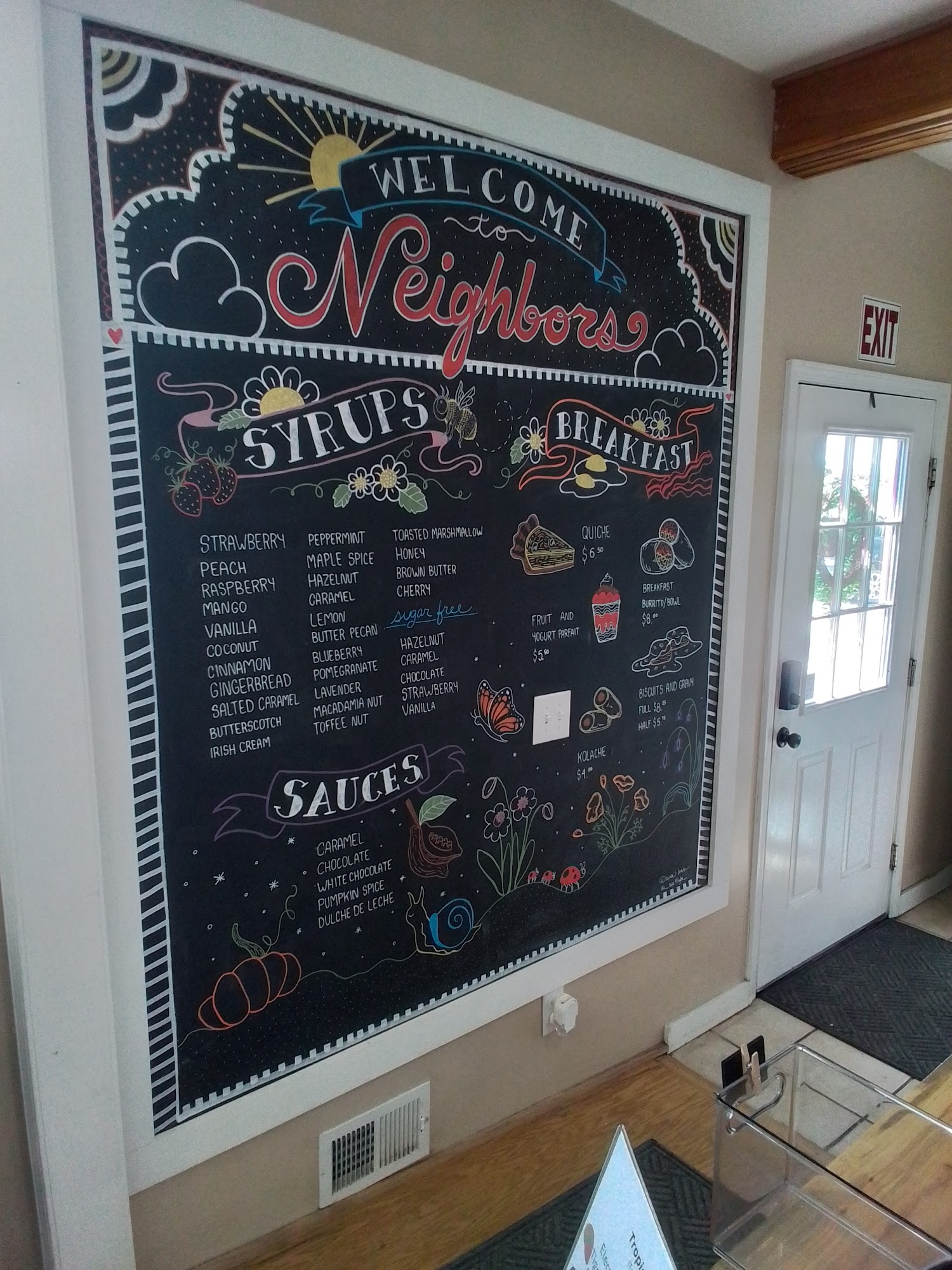 Neighbors Menu