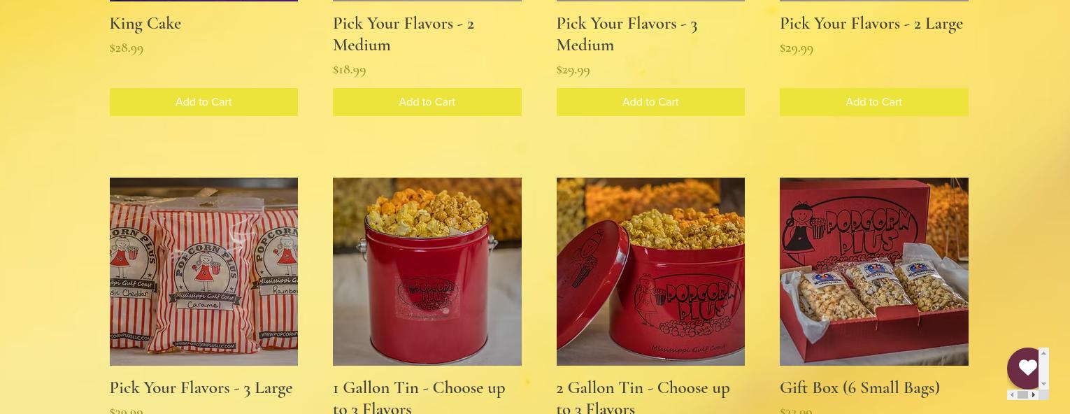 Popcorn Plus Menu