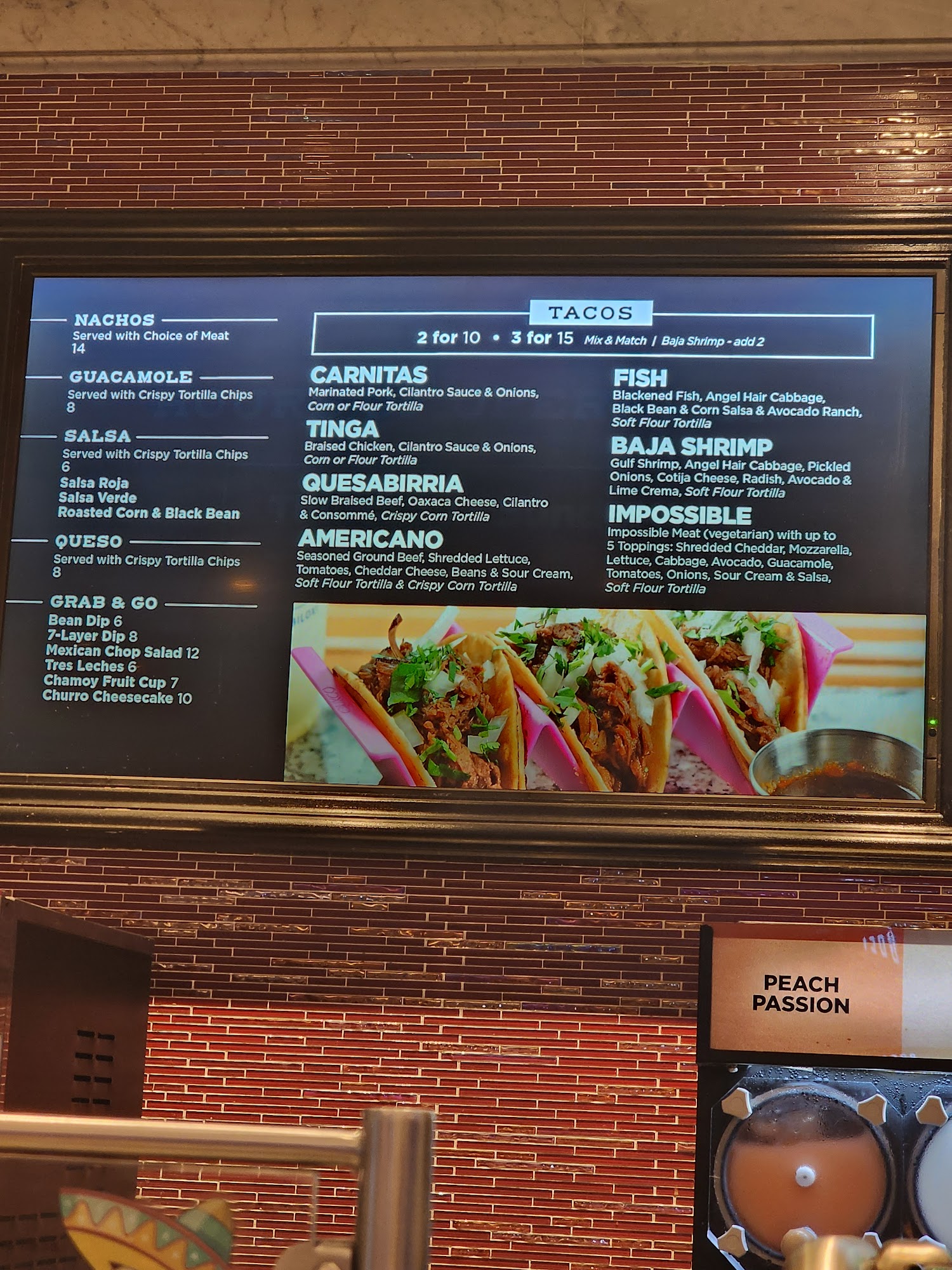 The Daiquiri Shop Menu