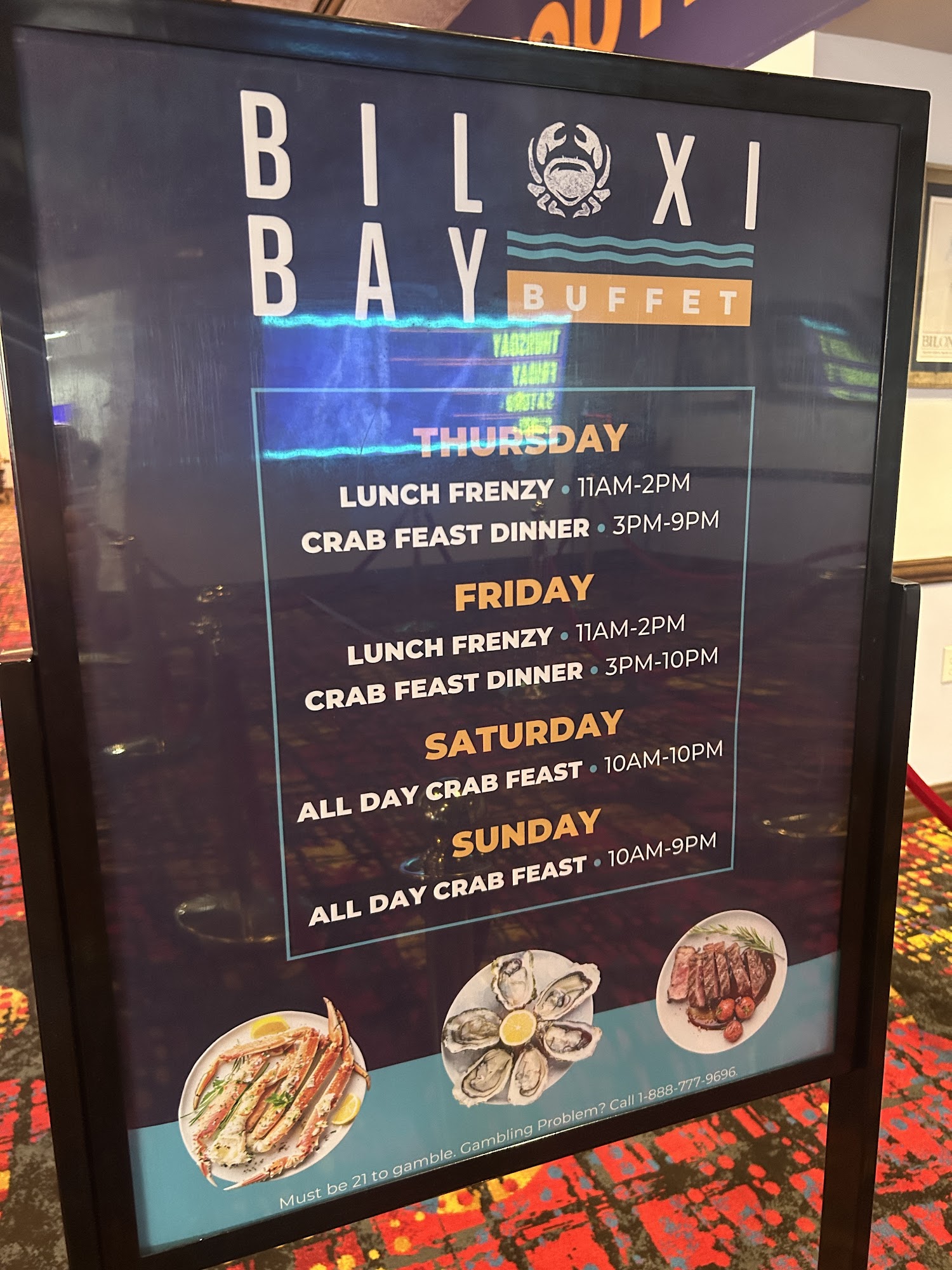 Biloxi Bay Buffet Menu