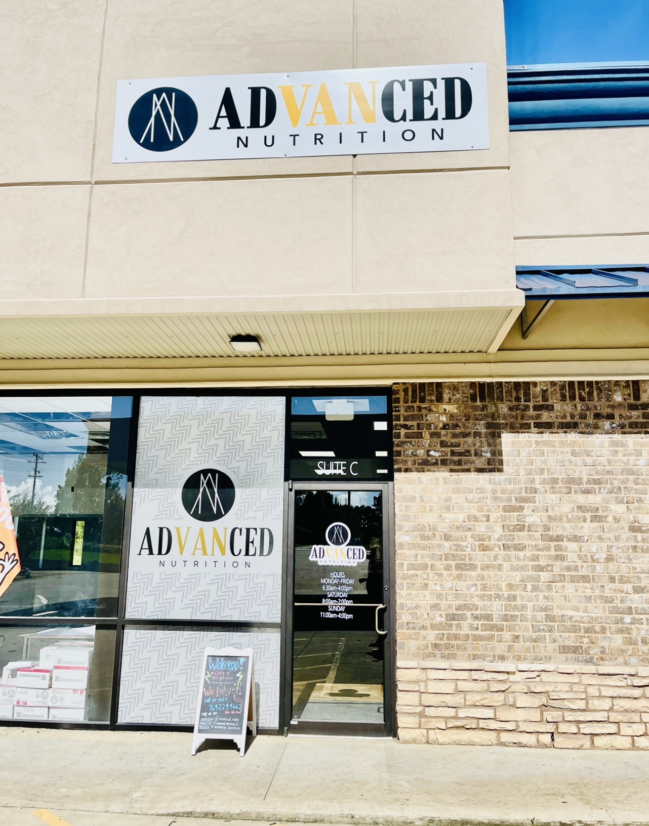 Advanced Nutrition Menu